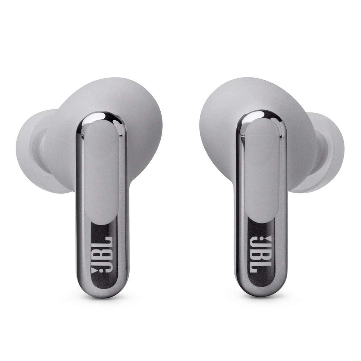 JBL Live Beam 3 Noise-Cancelling Earbuds with Smart Case (Silver)