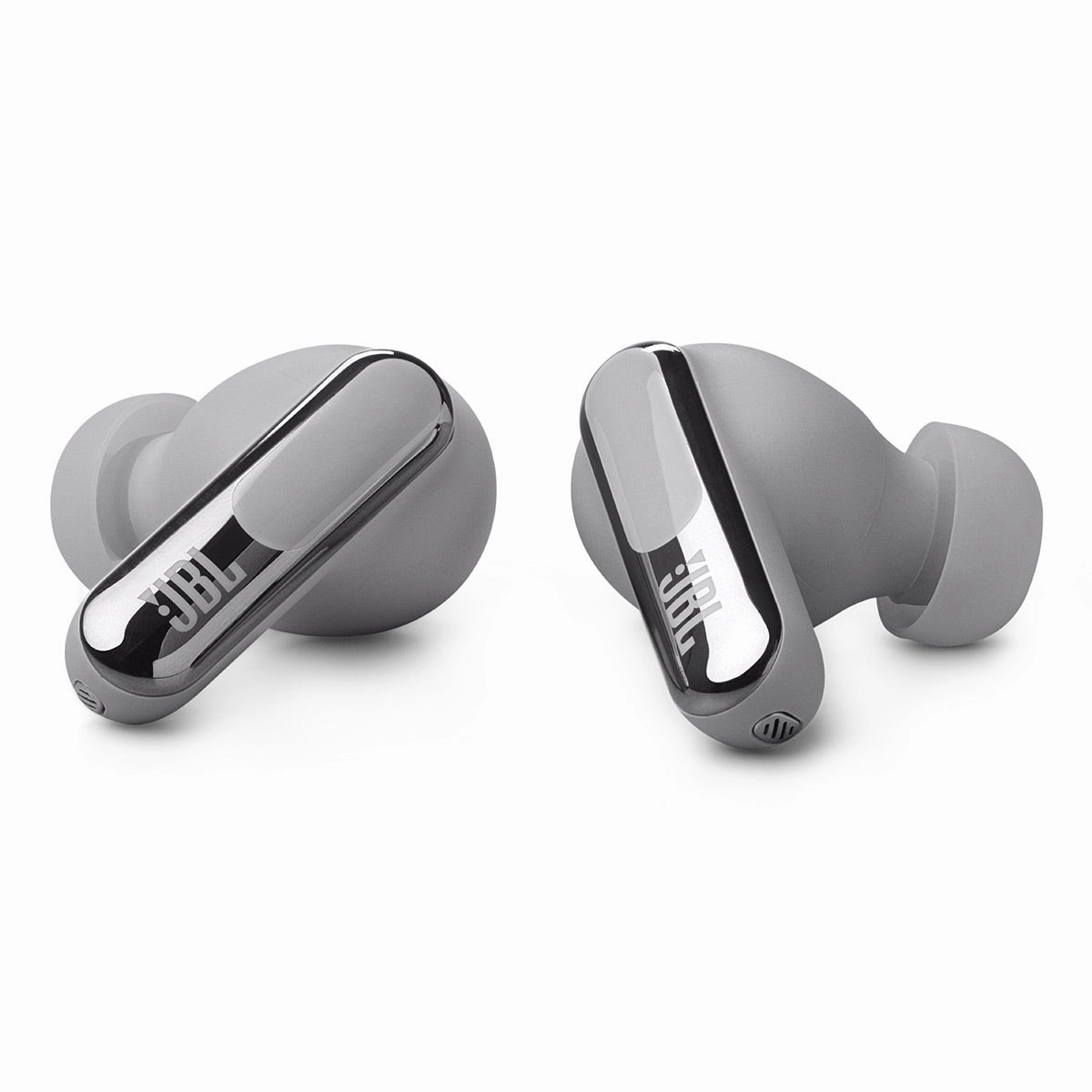 JBL Live Beam 3 Noise-Cancelling Earbuds with Smart Case (Silver)