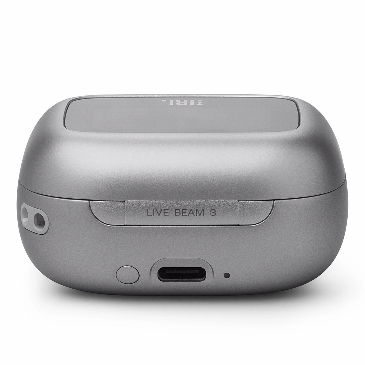 JBL Live Beam 3 Noise-Cancelling Earbuds with Smart Case (Silver)