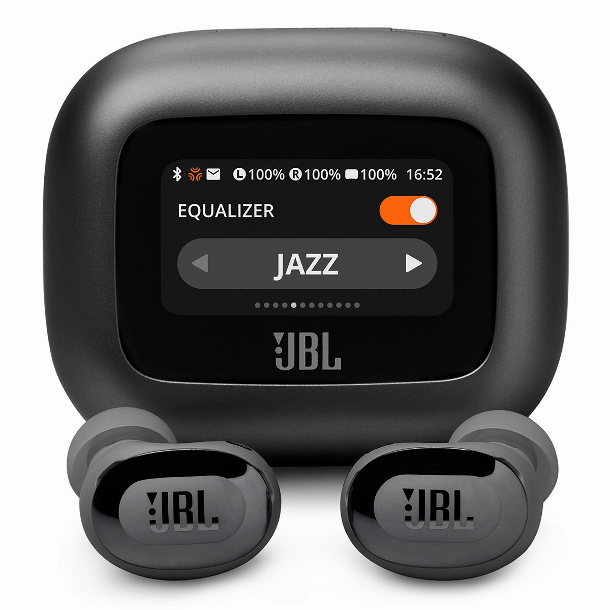 JBL Live Buds 3 Noise-Cancelling Earbuds with Smart Case (Black) Noise cancelling,ANC Headphones,Silence Technology