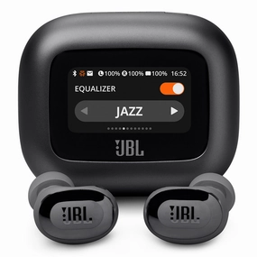 JBL Live Buds 3 Noise-Cancelling Earbuds with Smart Case (Black) Noise cancelling,ANC Headphones,Silence Technology