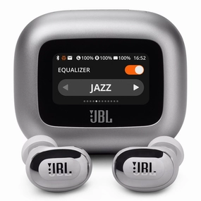 JBL Live Buds 3 Noise-Cancelling Earbuds with Smart Case (Silver) JBL,Professional Audio,Studio Monitors