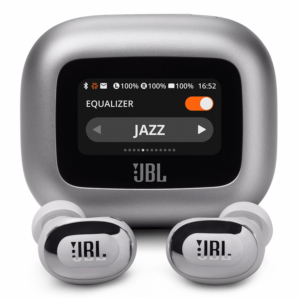 JBL Live Buds 3 Noise-Cancelling Earbuds with Smart Case (Silver) JBL,Professional Audio,Studio Monitors