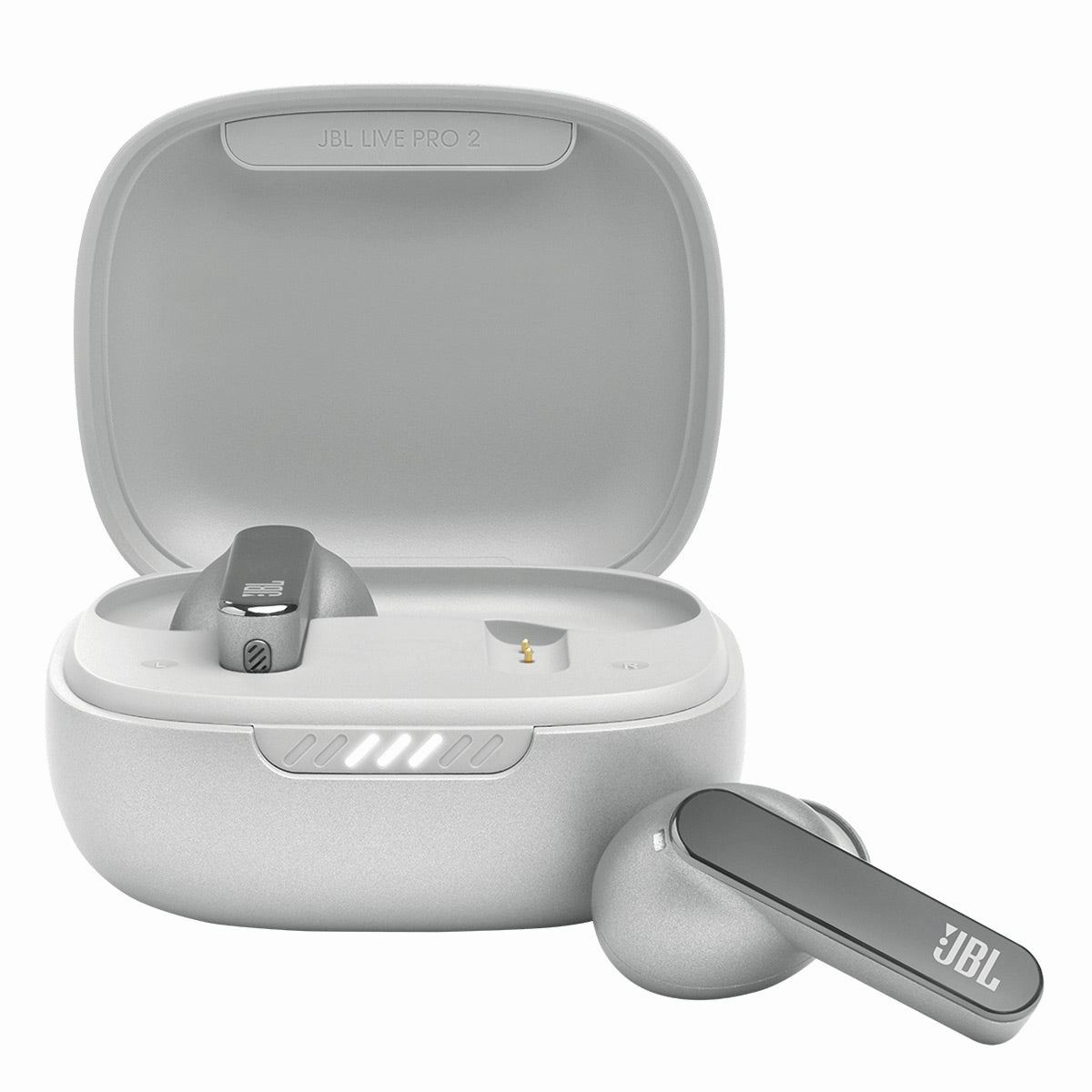 JBL Live Pro 2 True Wireless Noise Cancelling Earbuds (Silver) Earbuds & In ear Headphones,In-ear Monitors,IEMs