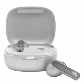 JBL Live Pro 2 True Wireless Noise Cancelling Earbuds (Silver) Earbuds & In ear Headphones,In-ear Monitors,IEMs