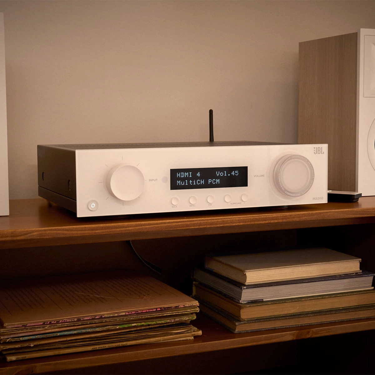 JBL MA310 5.2-Channel 4K Receiver (White)