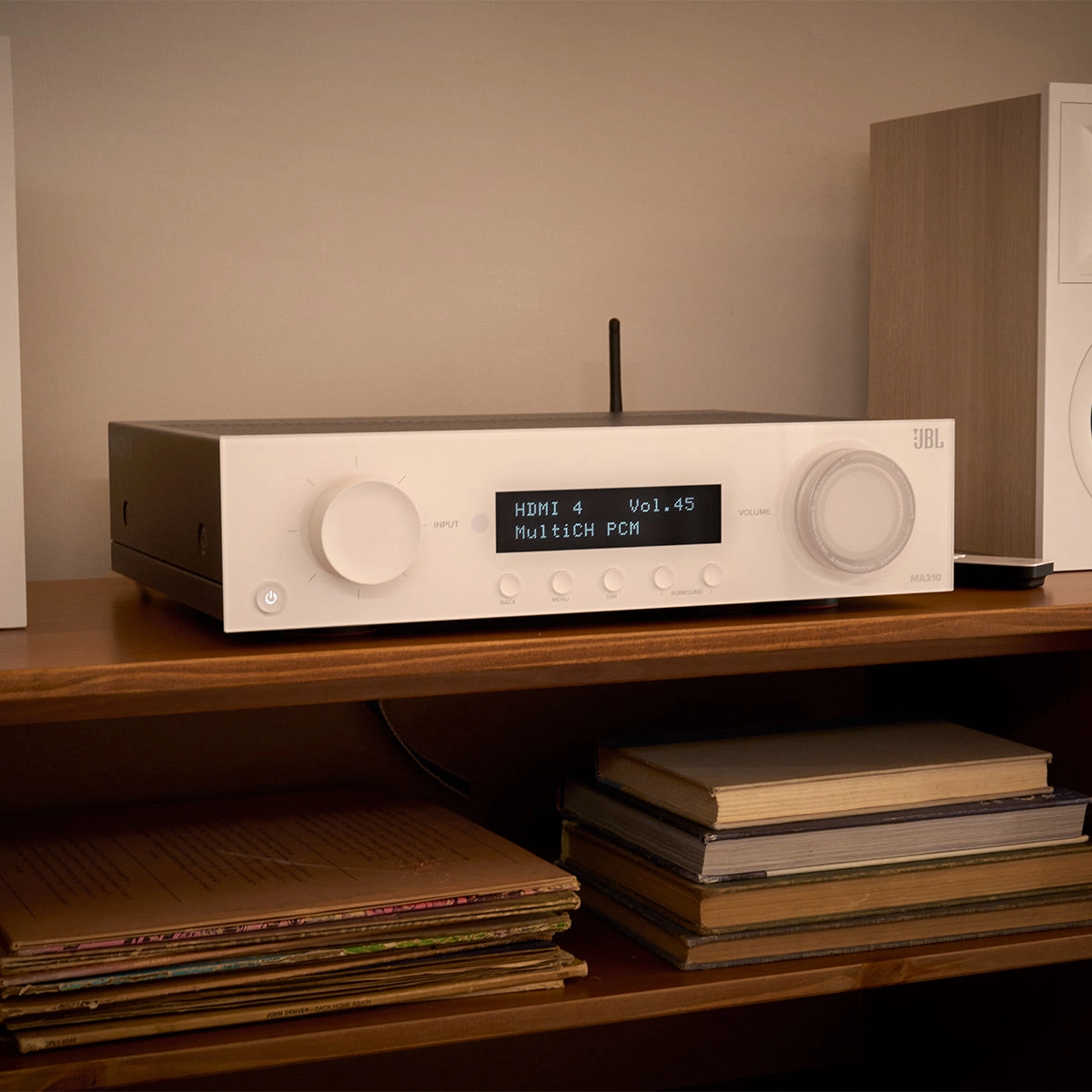 JBL MA310 5.2-Channel 4K Receiver (White)