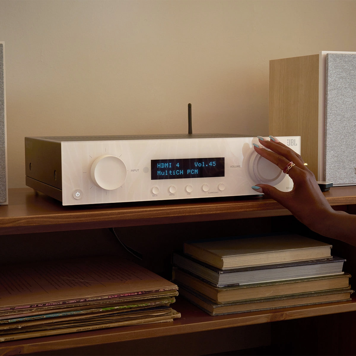 JBL MA310 5.2-Channel 4K Receiver (White)