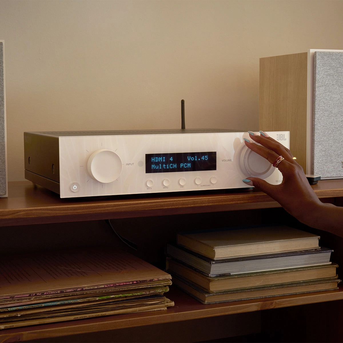 JBL MA310 5.2-Channel 4K Receiver (White)
