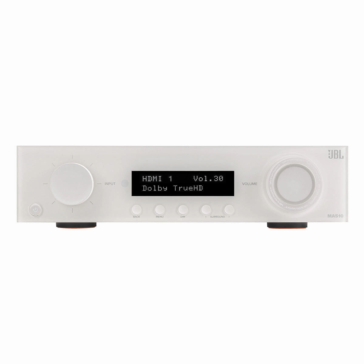 JBL MA510 5.2-Channel 8K Receiver (White)