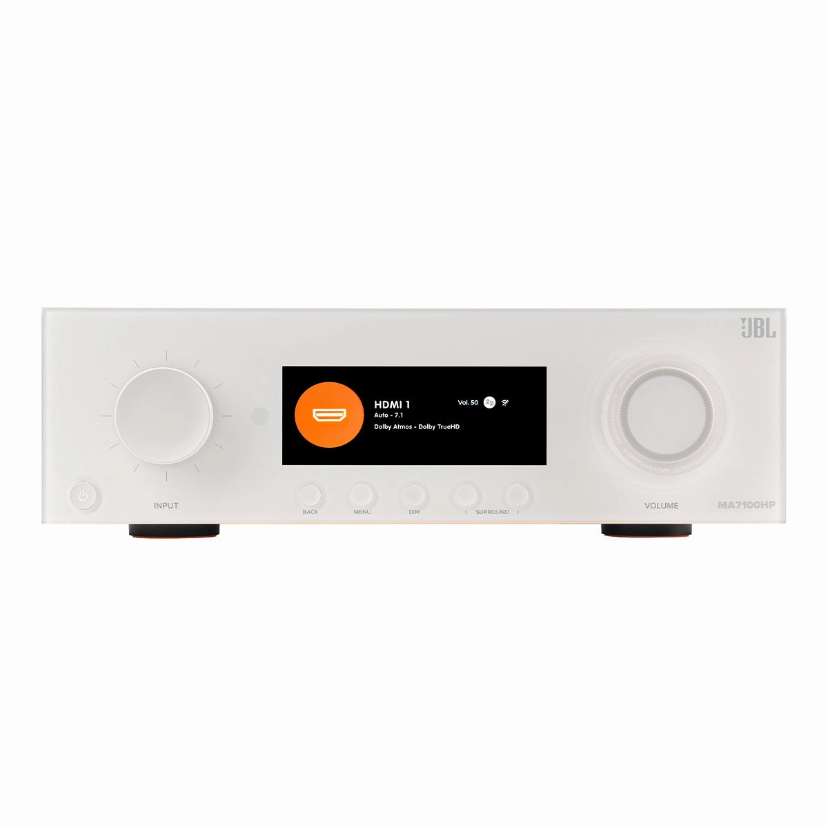 JBL MA7100HP 7.2-Channel 8K AV Receiver (White)
