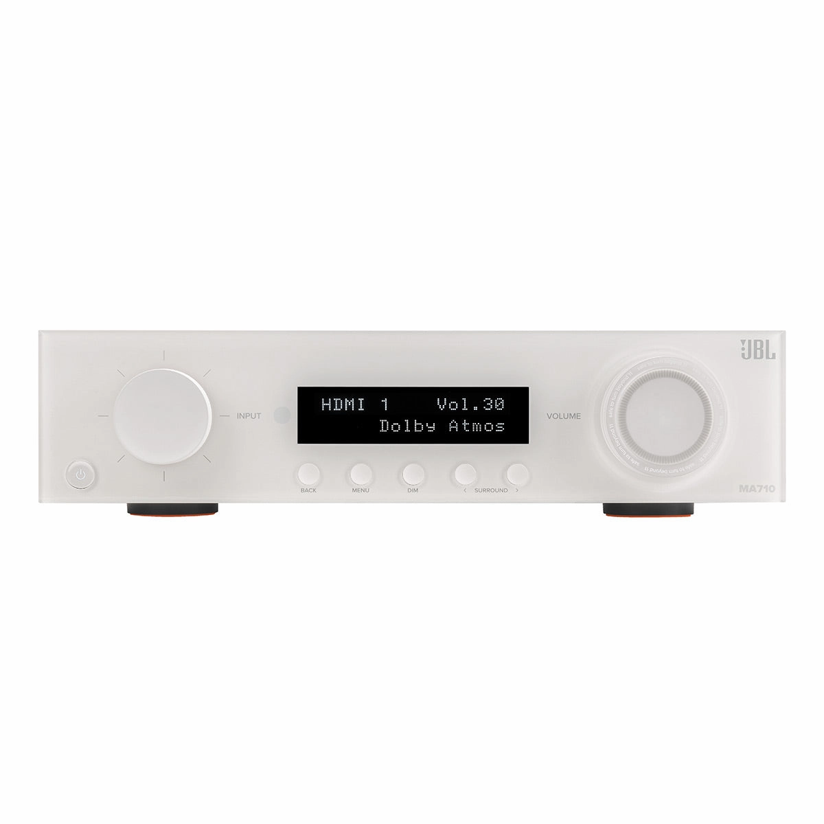 JBL MA710 7.2-Channel 8K AV Receiver (White)