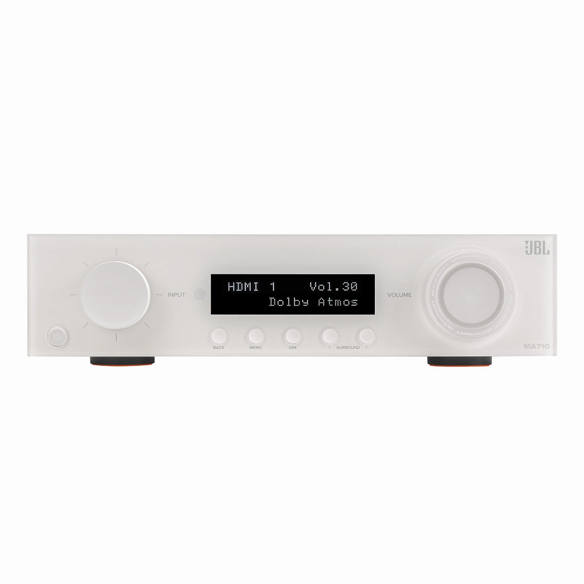 JBL MA710 7.2-Channel 8K AV Receiver (White)