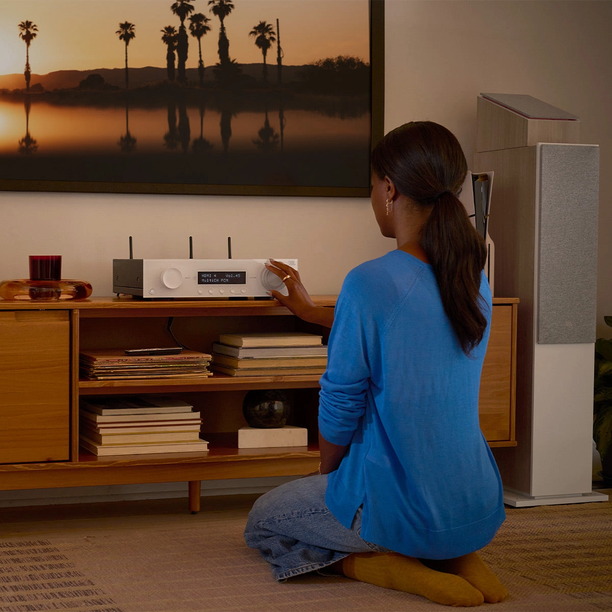 JBL MA710 7.2-Channel 8K AV Receiver (White)