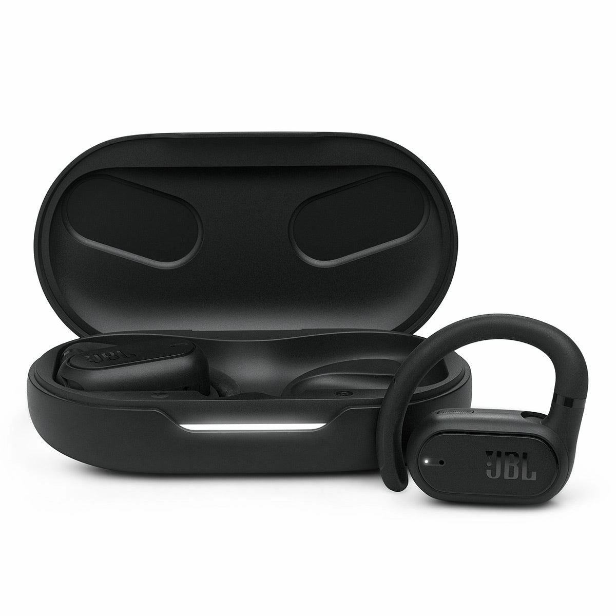 JBL Soundgear Sense Hybrid Open-Ear Headphones with Detachable Neckband (Black) On ear,On-ear Headphones,Ear-pad Audio