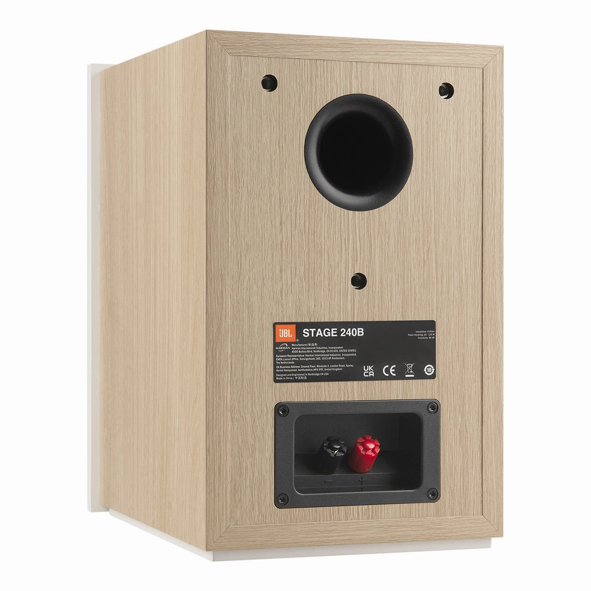 JBL Stage 240B 4.5" Bookshelf Speakers - Pair (White)