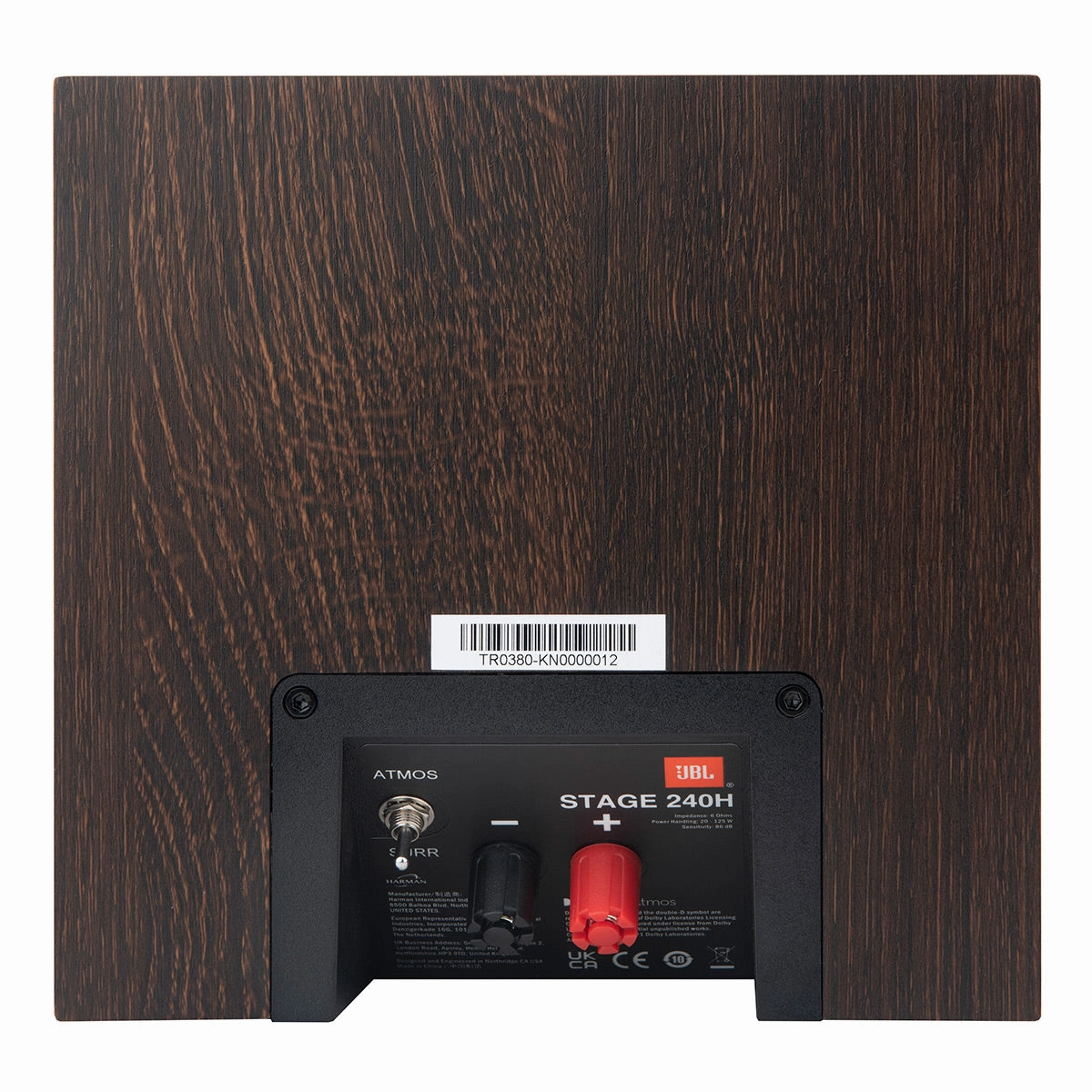 JBL Stage 240H 2-Way 4.5" Dolby Atmos Height Module - Pair (Black)