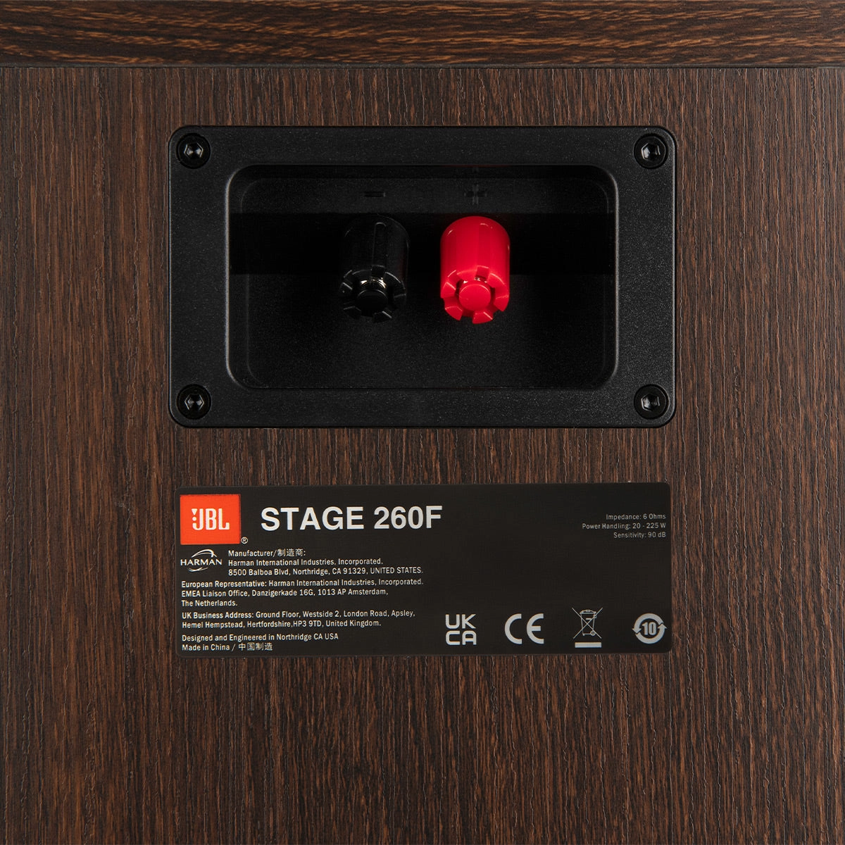 JBL Stage 260F Dual 6.5" Floorstanding Speaker - Each (Black)