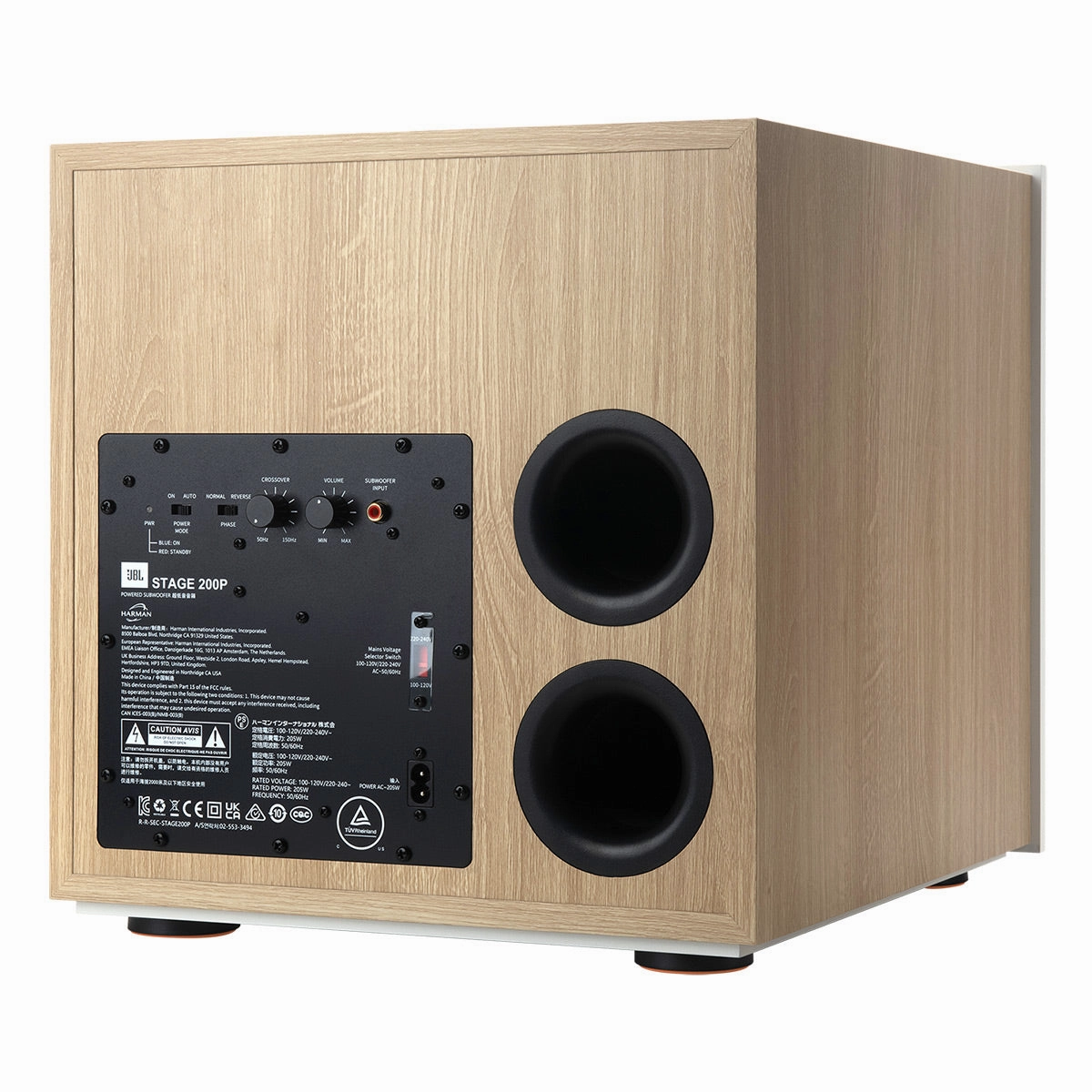 JBL Stage 2.1 Home Theater System with 10 in Sub and 60 Watts/Channel Receiver (White)