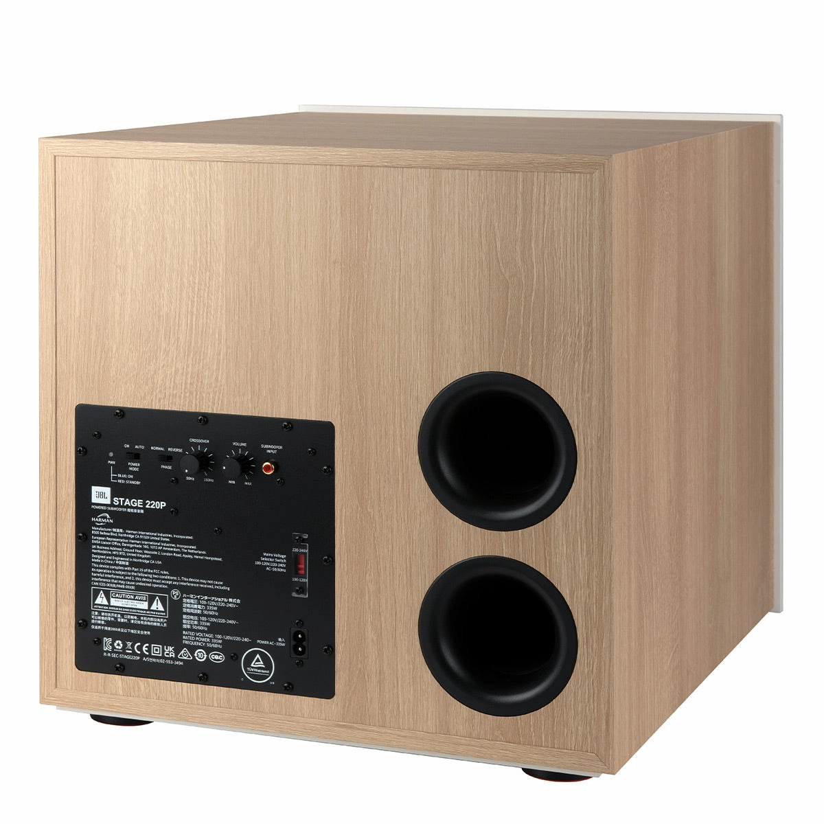 JBL Stage 5.1.2 Home Theater System with 12 in Sub and 125 Watts/Channel Receiver (White)