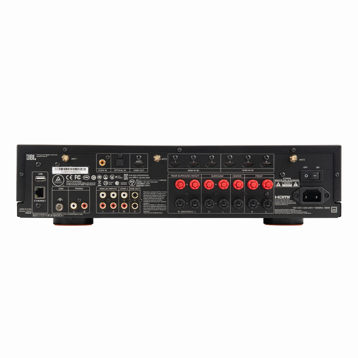 JBL Stage 5.1 Home Theater System with 12 in Sub and 100 Watts/Channel Receiver (Black)