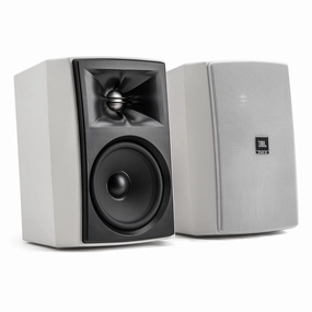 JBL Stage XD-5 Outdoor Loudspeakers - Pair (White) Outdoor Speakers,Weatherproof Audio,Patio Sound Systems