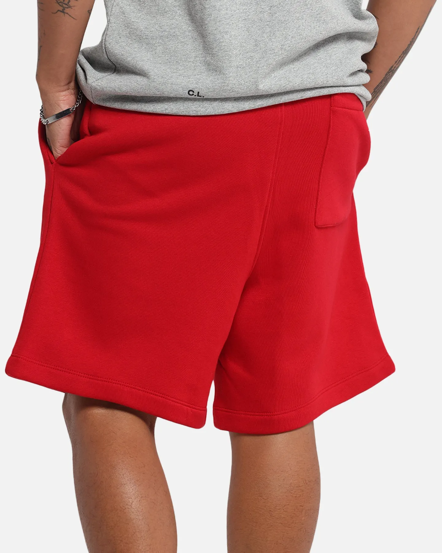 Jordan Brooklyn Fleece Shorts Gym Red/White