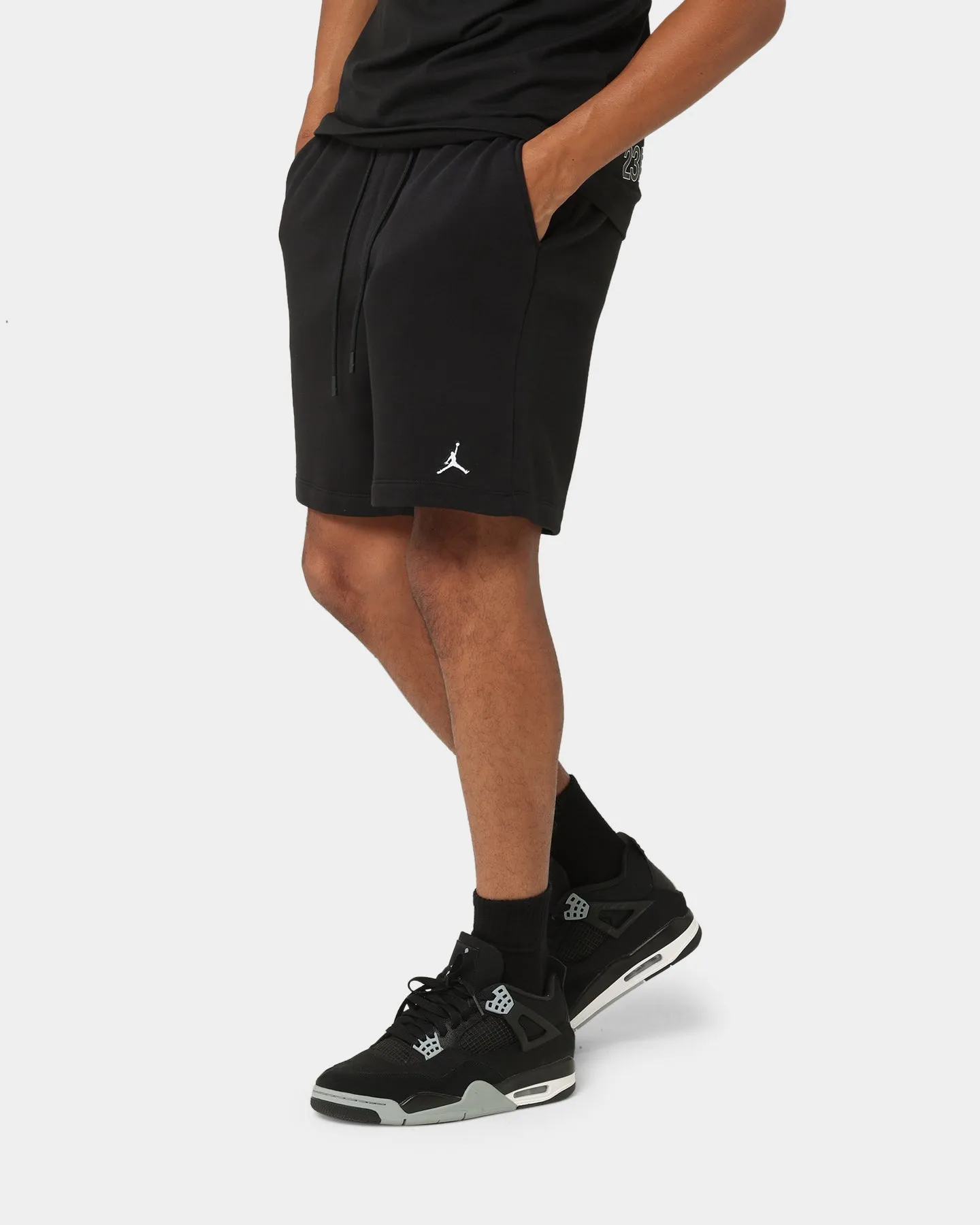Jordan Essential Fleece Shorts Black/White