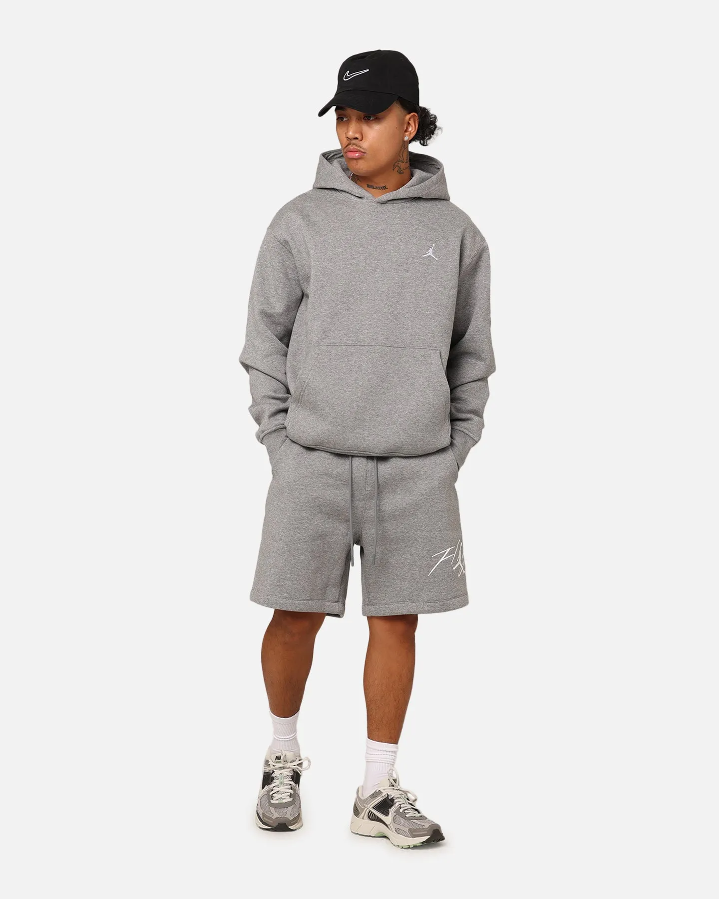 Jordan Essentials Brooklyn Fleece Harbour Shorts Carbon Heather