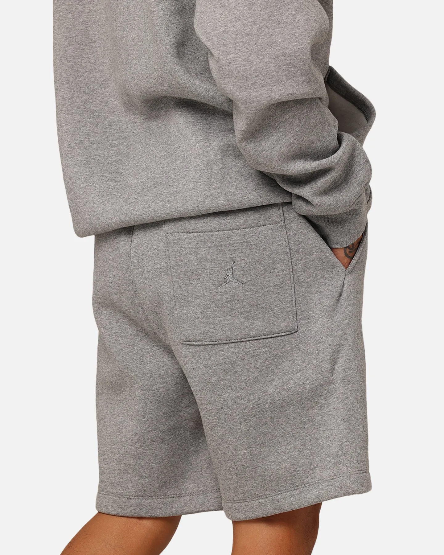 Jordan Essentials Brooklyn Fleece Harbour Shorts Carbon Heather