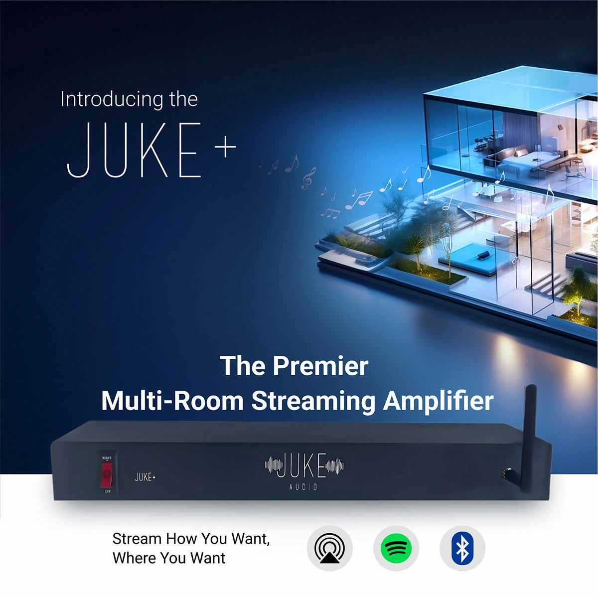 Juke Audio Juke  6 Zone Wireless Streaming Audio Amplifier