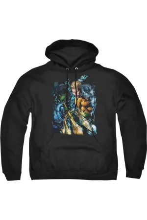 Justice League of America Aquaman #1 Adult Pull Over Hoodie / Hooded Sweatshirt