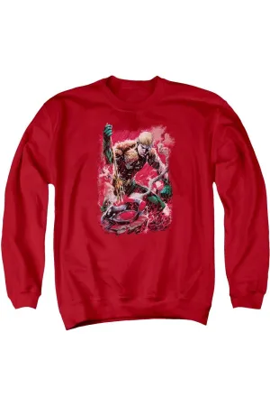 Justice League of America Finished Adult Crewneck Sweatshirt