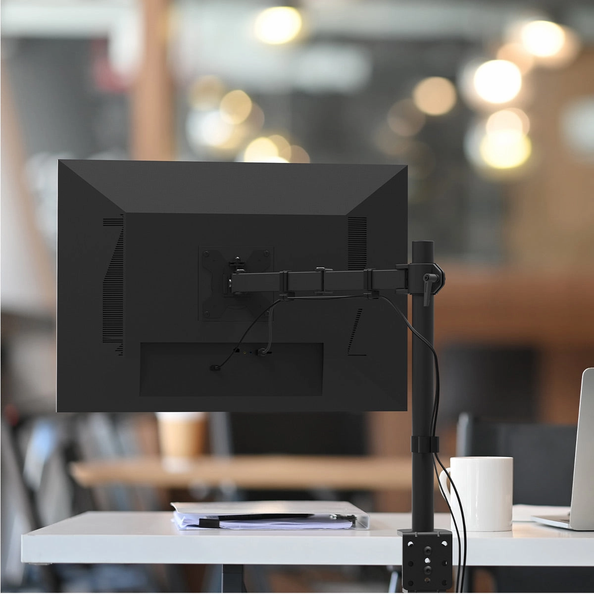Kanto DML1000 Fully Adjustable Single Arm Desktop Monitor Mount