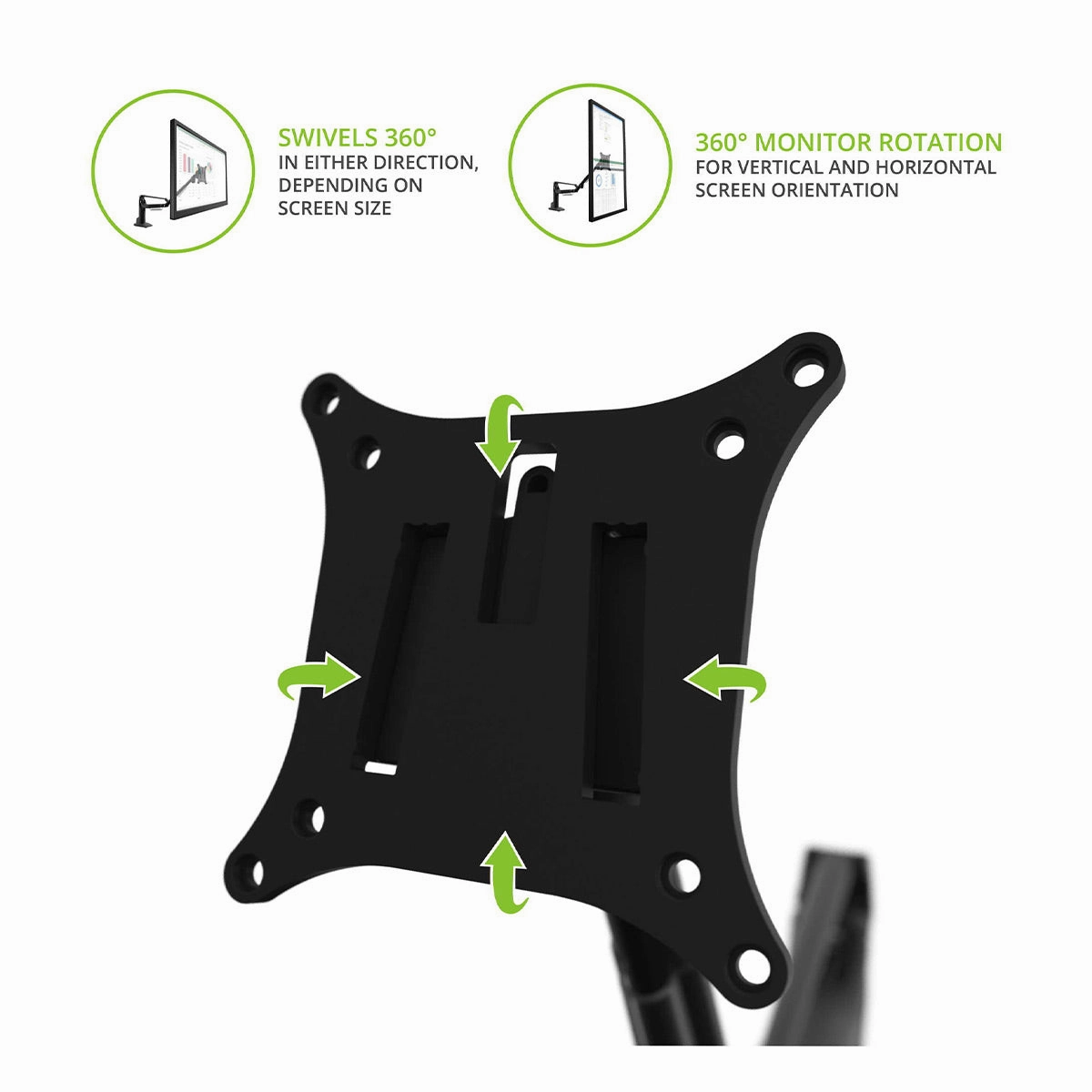 Kanto DMS1000 Desktop Monitor Mount for 17" - 32" Displays with Gas-Shock (Black)