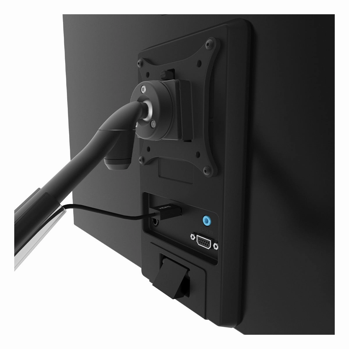 Kanto DMS2000 Dual-Monitor Desktop Mount for 17" - 32" Displays with Gas-Shocks (Black)