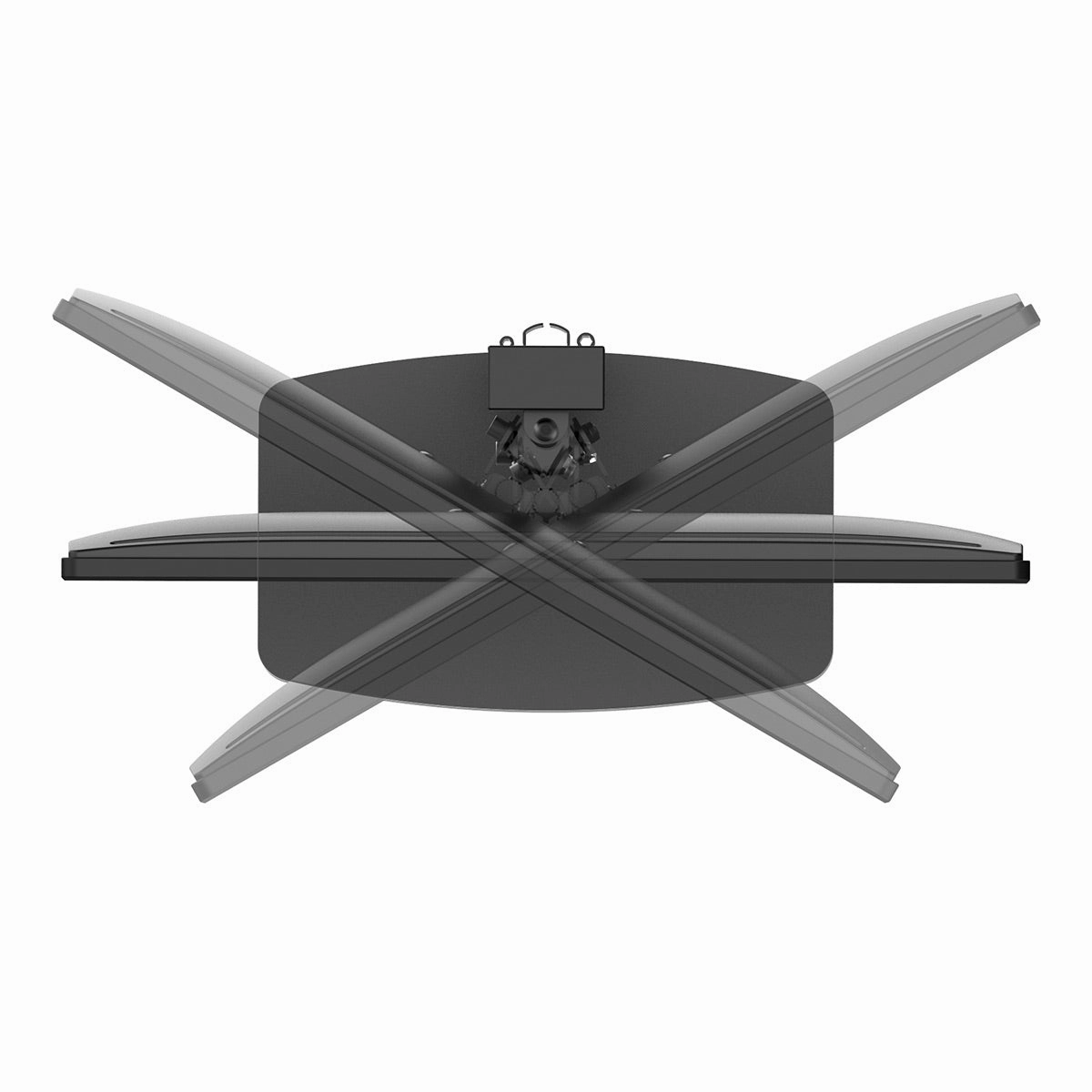 Kanto DTS1000 Universal Desktop Stand with Adjustable Height, Tilt, and Swivel for 17" - 32" Monitors