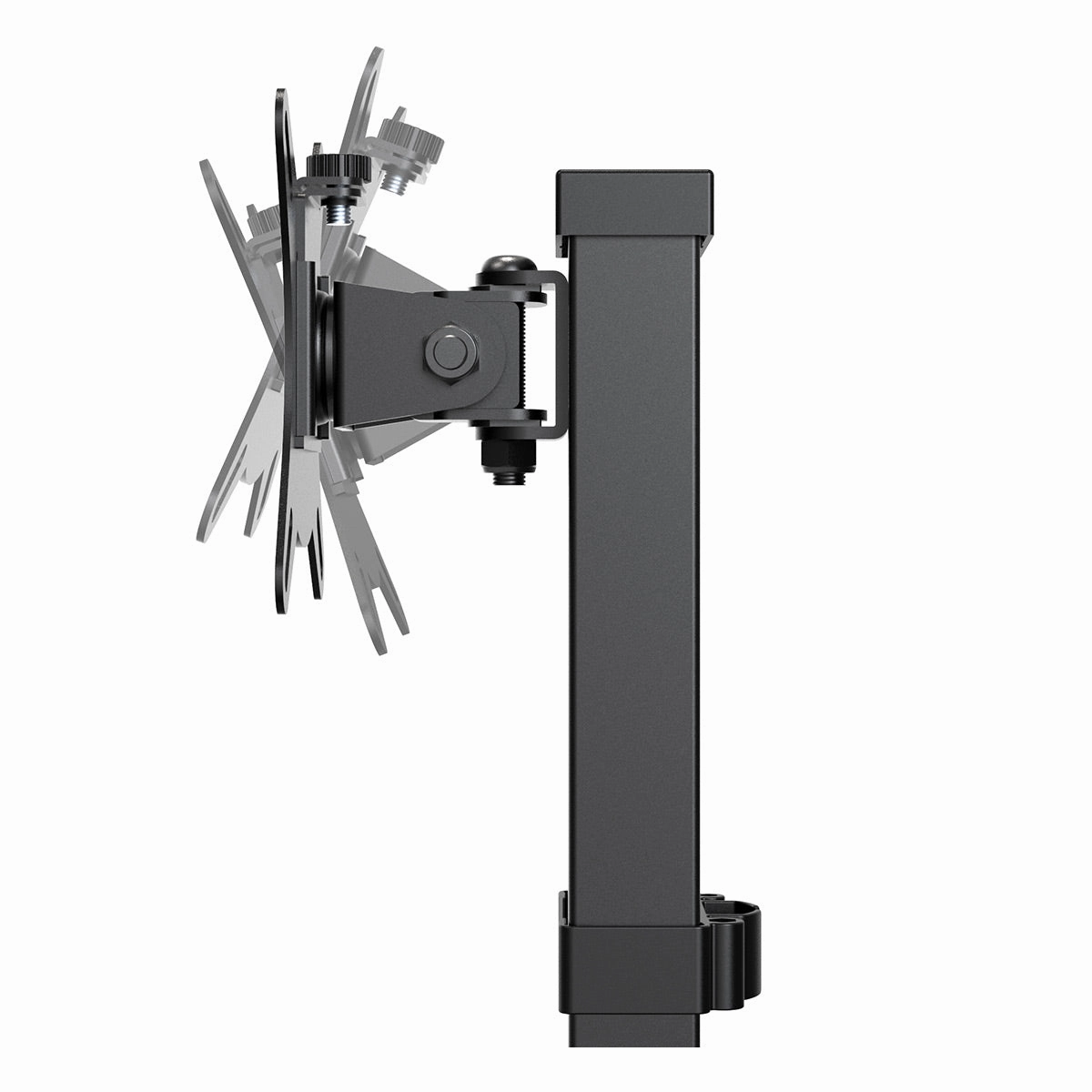 Kanto DTS1000 Universal Desktop Stand with Adjustable Height, Tilt, and Swivel for 17" - 32" Monitors
