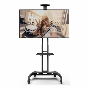 Kanto MTM65PL Mobile TV Mount with Adjustable Shelf for 37-inch to 65-inch TVs (Black) hi-fi power strip,hi-fi surge protector,hi-fi coaxial input