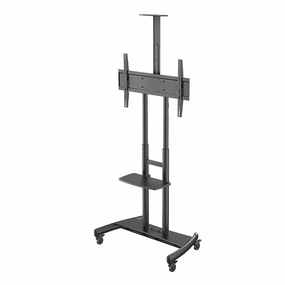 Kanto MTM86PL Height-Adjustable Rolling TV Stand for 55" - 86" TVs with Device Tray and Webcam Shelf TV Stands & Brackets,Television Mounts,Display Supports