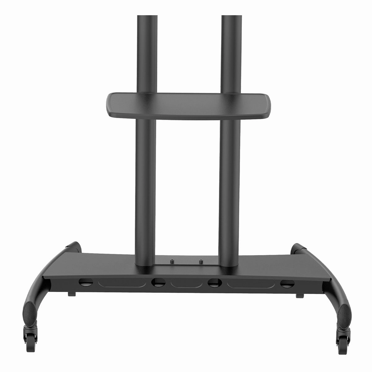 Kanto MTM86PL Height-Adjustable Rolling TV Stand for 55" - 86" TVs with Device Tray and Webcam Shelf