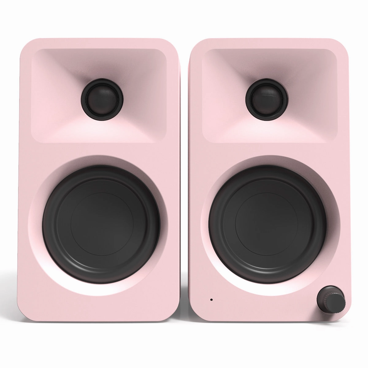 Kanto ORA Powered Reference Desktop Speakers with Bluetooth (Pink)