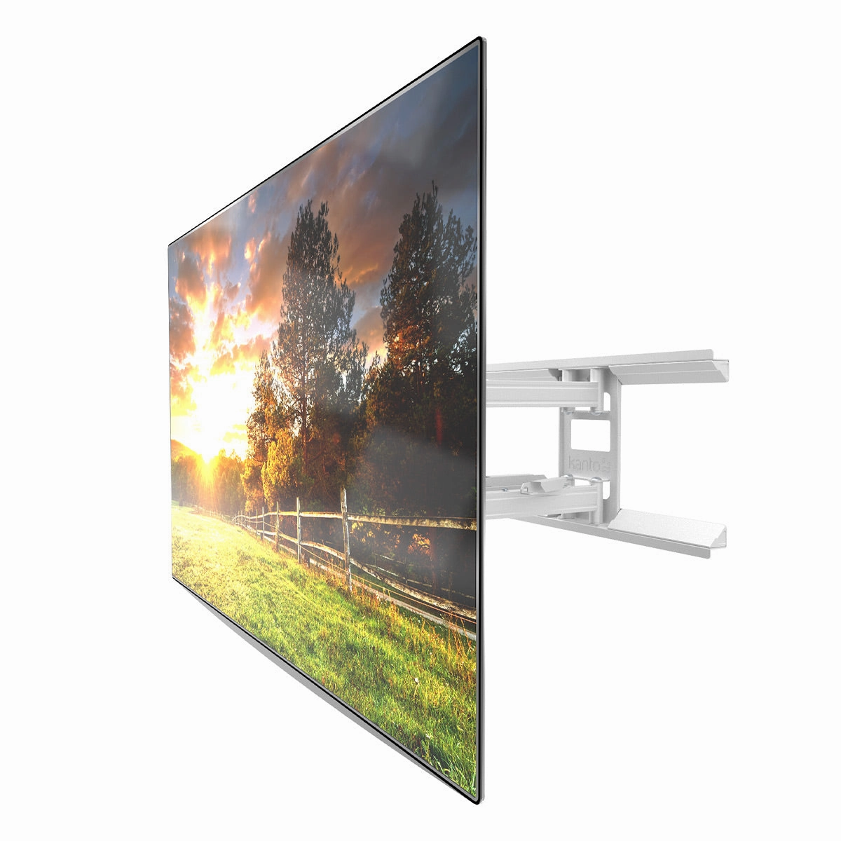 Kanto PDX650 Articulating Full Motion TV Mount for 37" - 75" TV (White)