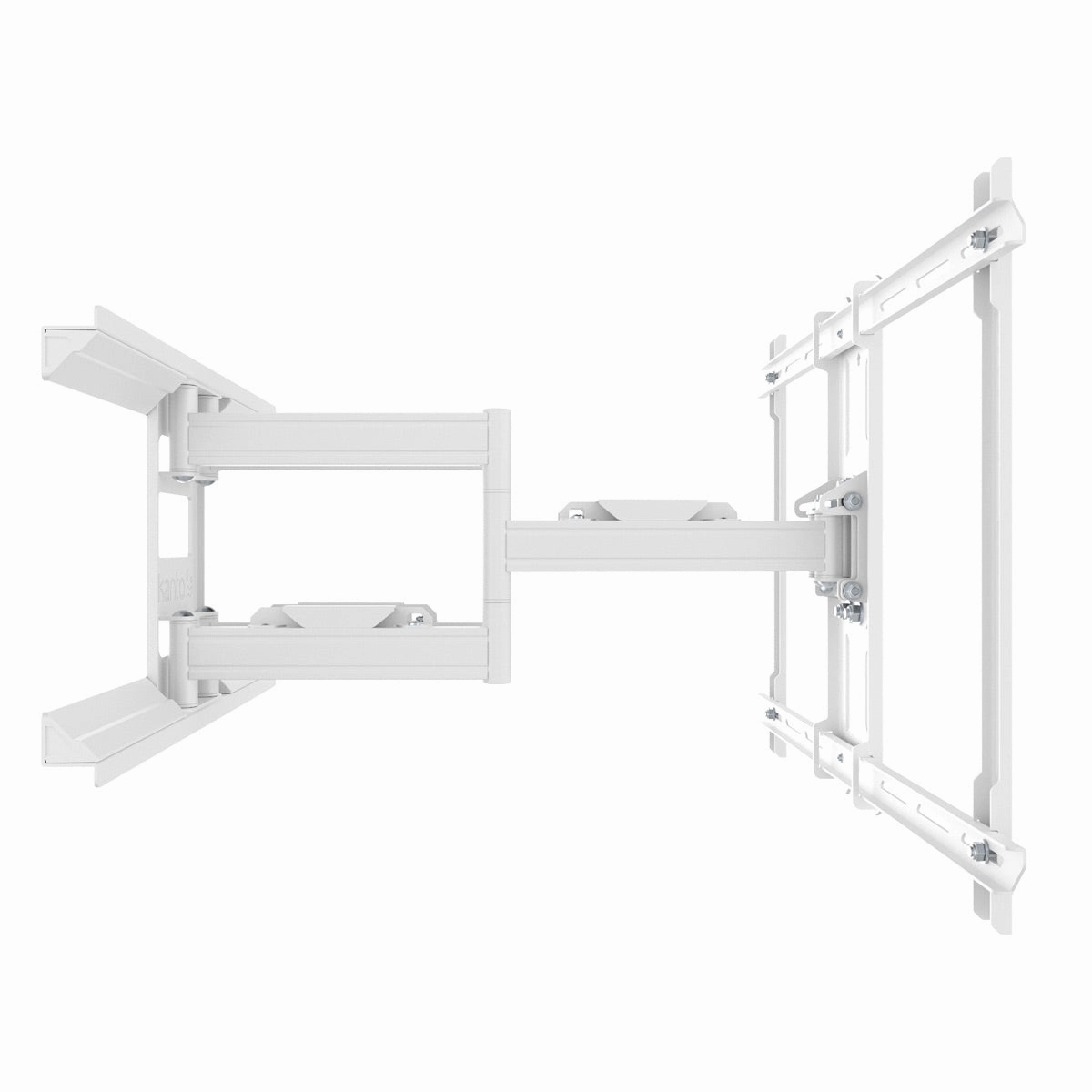 Kanto PDX650 Articulating Full Motion TV Mount for 37" - 75" TV (White)