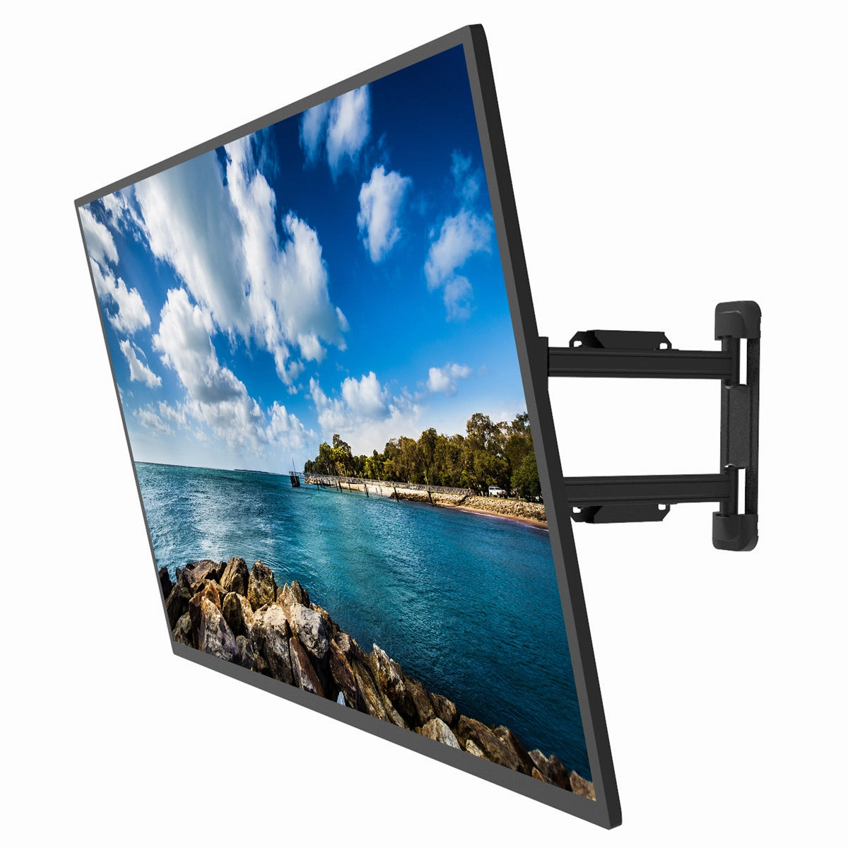 Kanto PS400 Articulating Full Motion Single Stud Mount for 30" - 80" TV