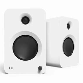 Kanto REN Powered Bluetooth Bookshelf Speakers - Pair (Matte White)