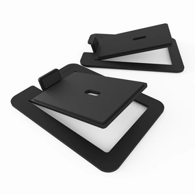 Kanto S6 Desktop Speaker Stands for Large Speakers (Black) Speaker stands,Audio Stands,Speaker Mounts