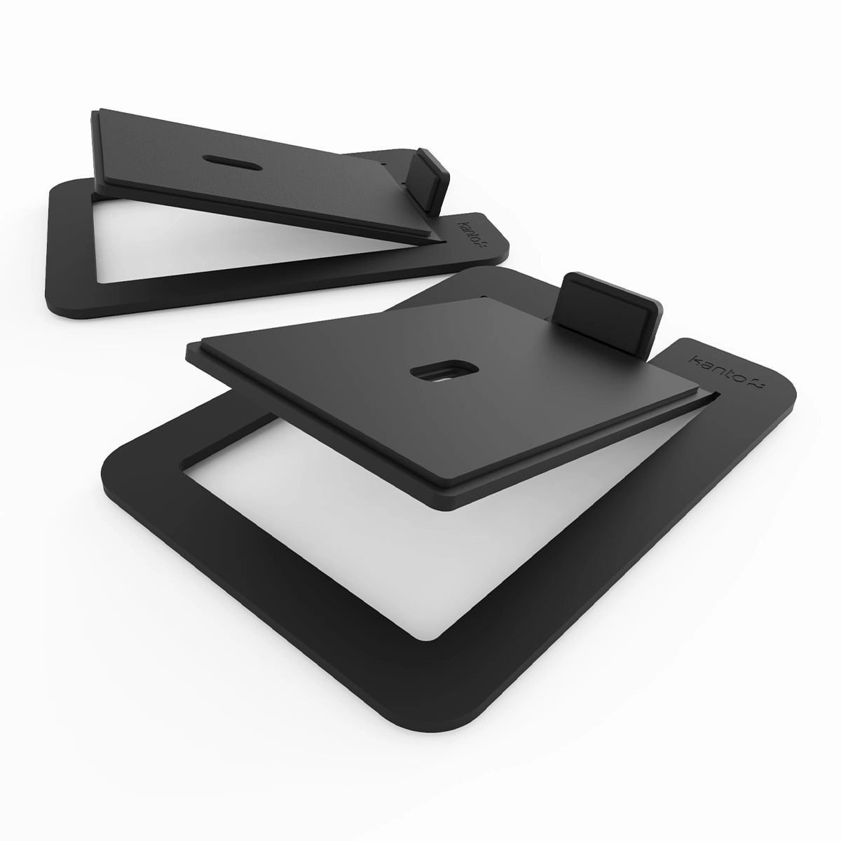 Kanto S6 Desktop Speaker Stands for Large Speakers (Black)