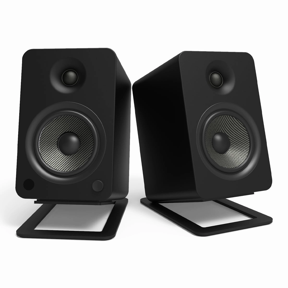 Kanto S6 Desktop Speaker Stands for Large Speakers (Black)