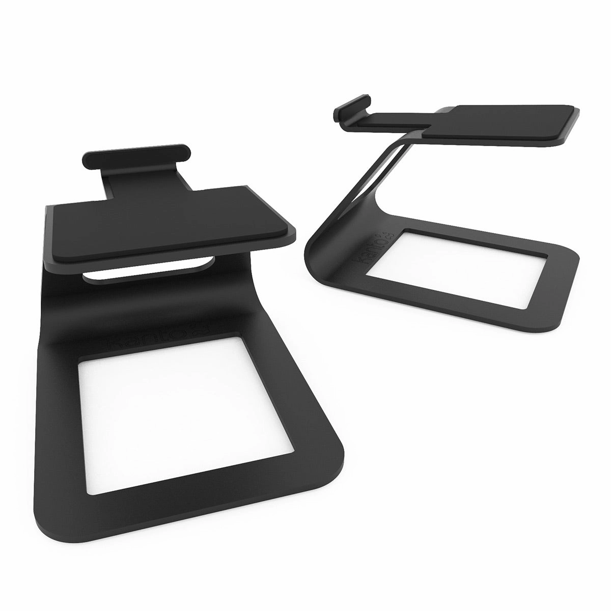 Kanto SE2 Elevated Desktop Speaker Stands for Small Speakers - Pair (Black)